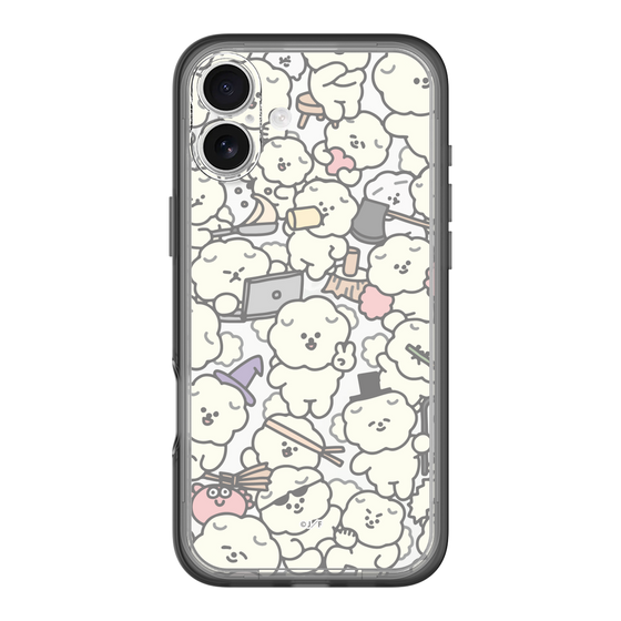 Slim Protection Premium Case［ Mossari Mosao - Fluffy - Clear ］