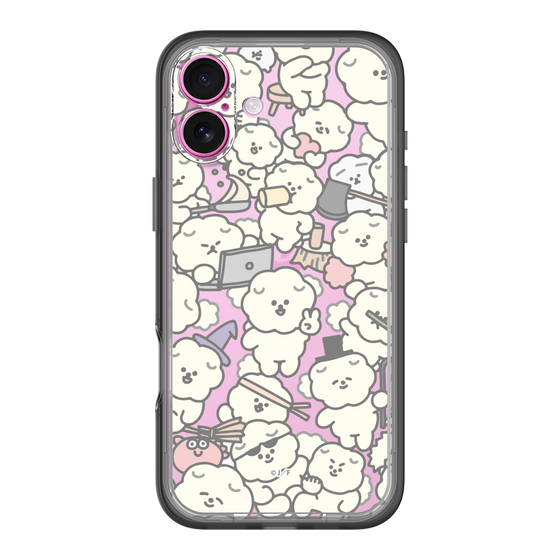 Slim Protection Premium Case［ Mossari Mosao - Fluffy - Clear ］