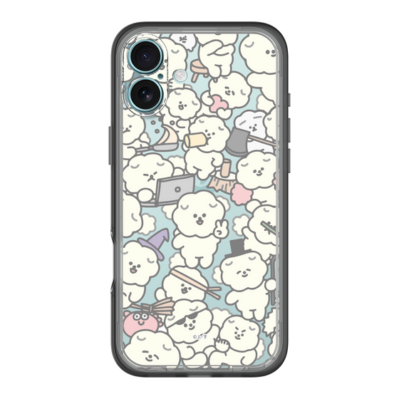 Slim Protection Premium Case［ Mossari Mosao - Fluffy - Clear ］