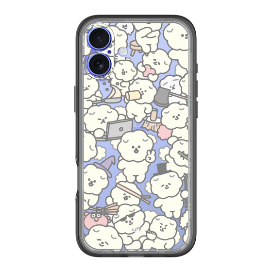 Slim Protection Premium Case［ Mossari Mosao - Fluffy - Clear ］