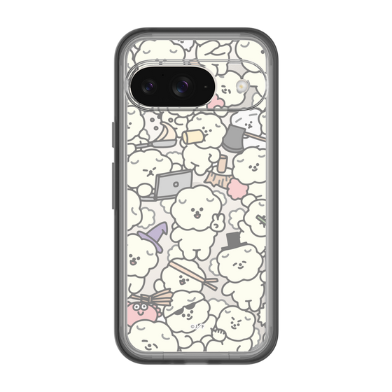 Slim Protection Premium Case［ Mossari Mosao - Fluffy - Clear ］