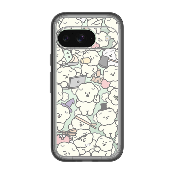 Slim Protection Premium Case［ Mossari Mosao - Fluffy - Clear ］
