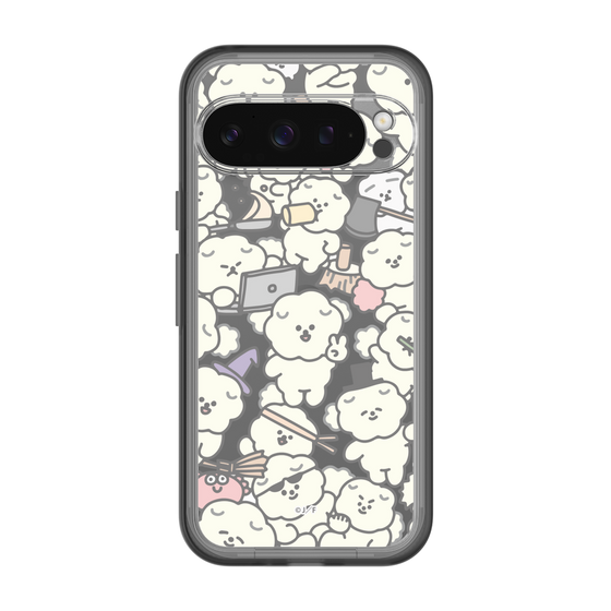 Slim Protection Premium Case［ Mossari Mosao - Fluffy - Clear ］