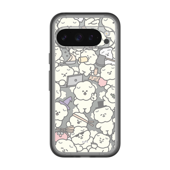 Slim Protection Premium Case［ Mossari Mosao - Fluffy - Clear ］