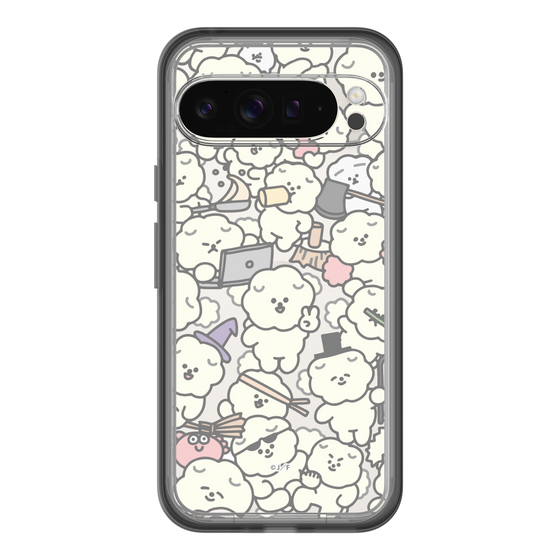 Slim Protection Premium Case［ Mossari Mosao - Fluffy - Clear ］