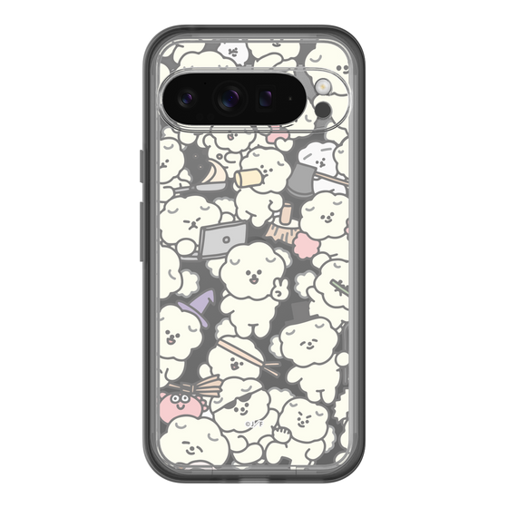 Slim Protection Premium Case［ Mossari Mosao - Fluffy - Clear ］