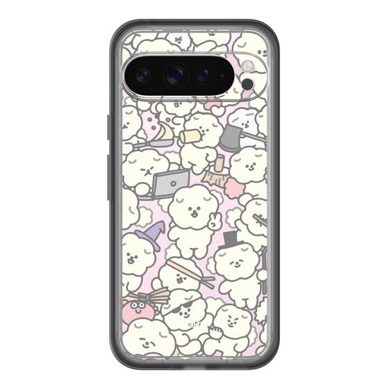 Slim Protection Premium Case［ Mossari Mosao - Fluffy - Clear ］
