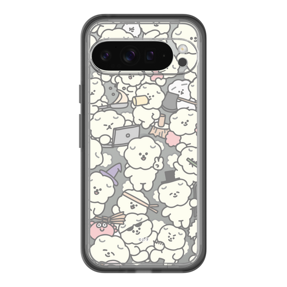 Slim Protection Premium Case［ Mossari Mosao - Fluffy - Clear ］