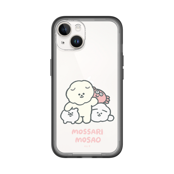 Slim Protection Premium Case［ Mossari Mosao - Everyone Together - Clear ］