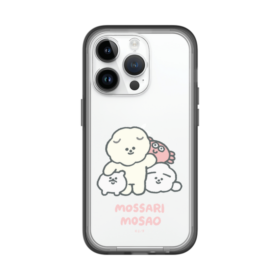 Slim Protection Premium Case［ Mossari Mosao - Everyone Together - Clear ］