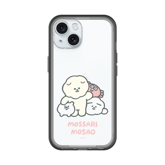 Slim Protection Premium Case［ Mossari Mosao - Everyone Together - Clear ］