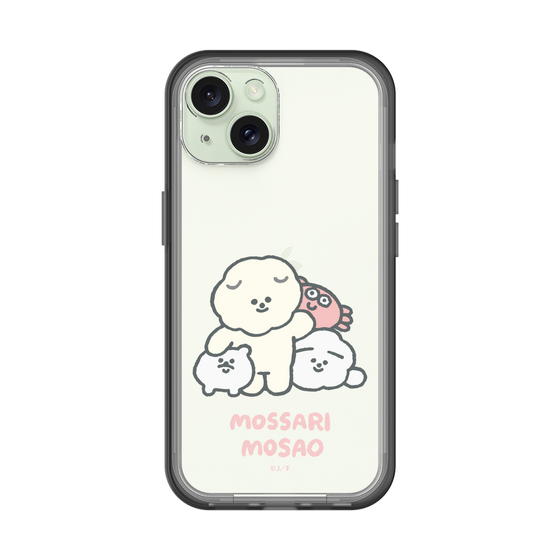 Slim Protection Premium Case［ Mossari Mosao - Everyone Together - Clear ］