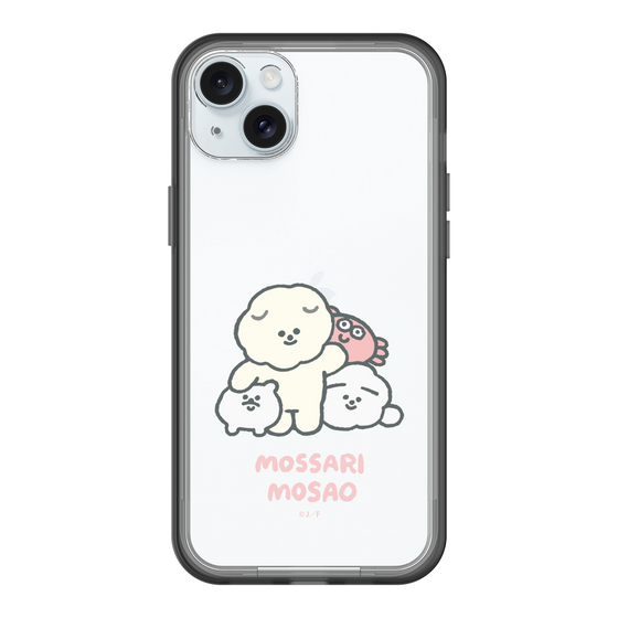 Slim Protection Premium Case［ Mossari Mosao - Everyone Together - Clear ］