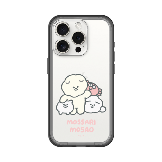 Slim Protection Premium Case［ Mossari Mosao - Everyone Together - Clear ］