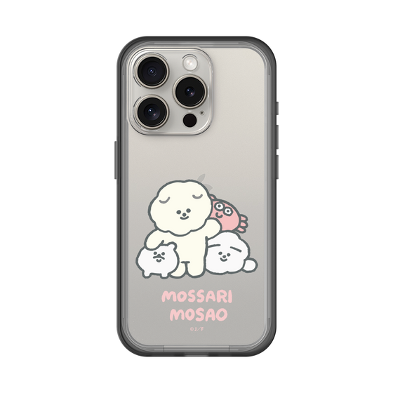 Slim Protection Premium Case［ Mossari Mosao - Everyone Together - Clear ］