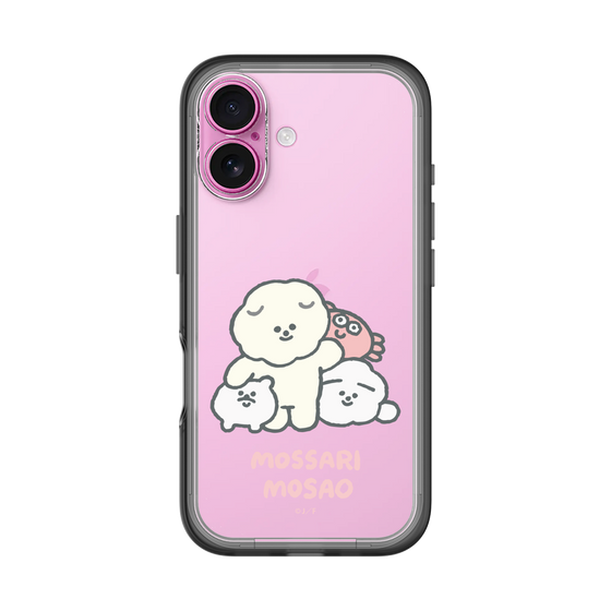 Slim Protection Premium Case［ Mossari Mosao - Everyone Together - Clear ］