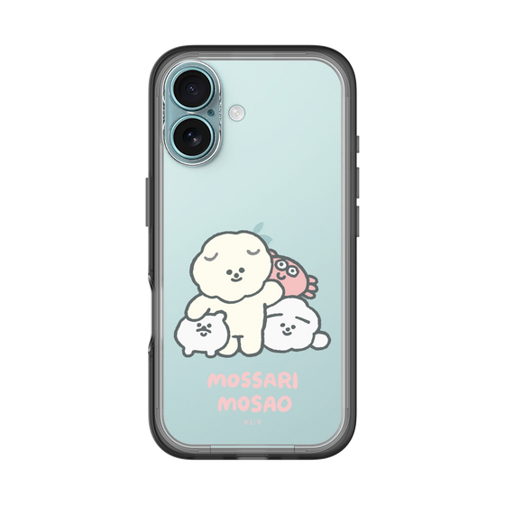 Slim Protection Premium Case［ Mossari Mosao - Everyone Together - Clear ］