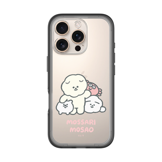 Slim Protection Premium Case［ Mossari Mosao - Everyone Together - Clear ］