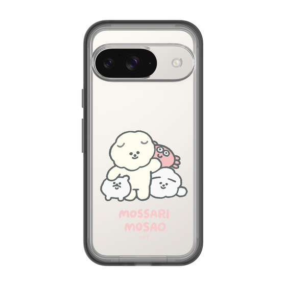 Slim Protection Premium Case［ Mossari Mosao - Everyone Together - Clear ］