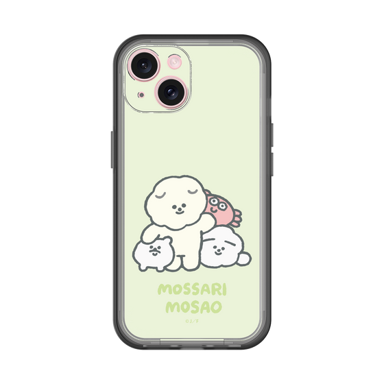Slim Protection Premium Case［ Mossari Mosao - Everyone Together - Green ］