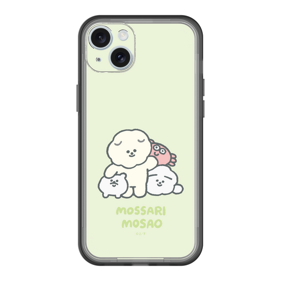 Slim Protection Premium Case［ Mossari Mosao - Everyone Together - Green ］