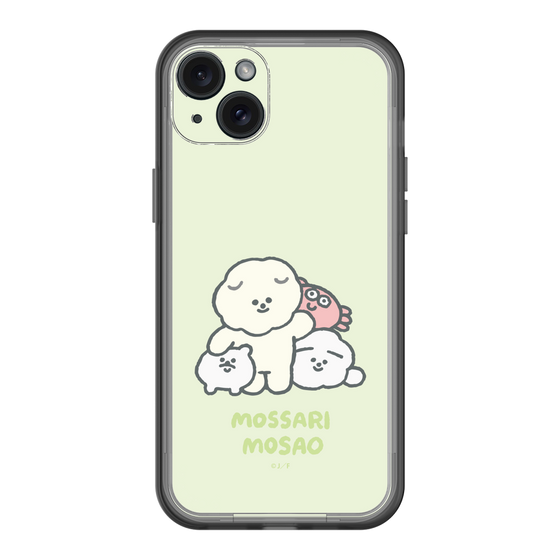 Slim Protection Premium Case［ Mossari Mosao - Everyone Together - Green ］