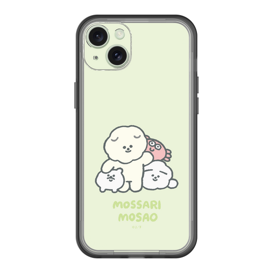 Slim Protection Premium Case［ Mossari Mosao - Everyone Together - Green ］