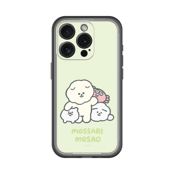 Slim Protection Premium Case［ Mossari Mosao - Everyone Together - Green ］