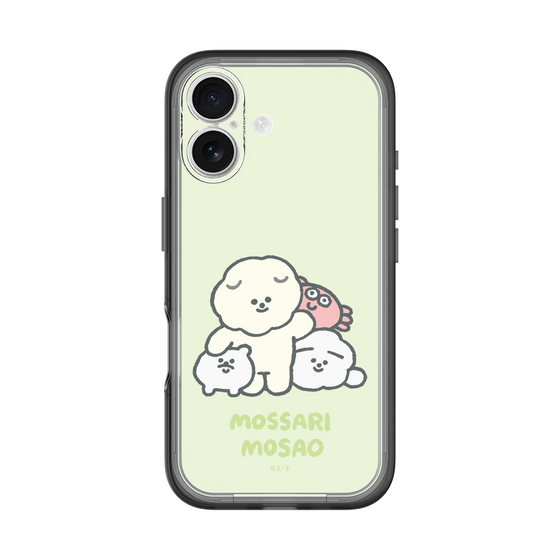 Slim Protection Premium Case［ Mossari Mosao - Everyone Together - Green ］