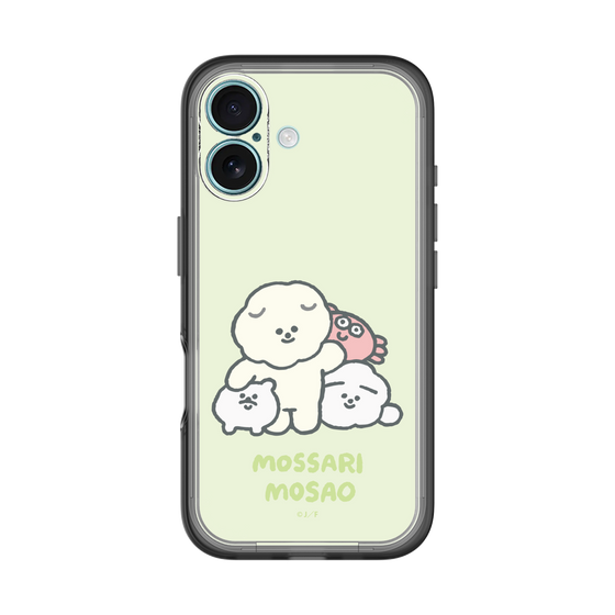 Slim Protection Premium Case［ Mossari Mosao - Everyone Together - Green ］