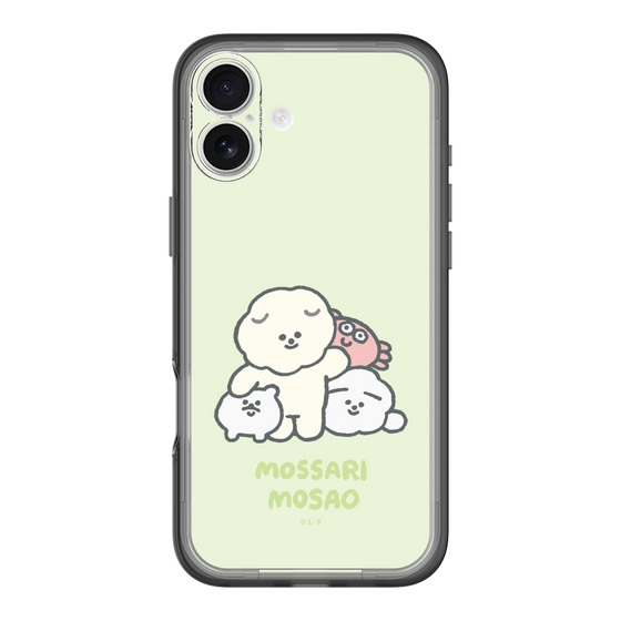 Slim Protection Premium Case［ Mossari Mosao - Everyone Together - Green ］