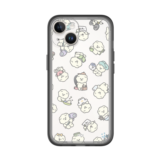 Slim Protection Premium Case［ Mossari Mosao - Lots of Mosao - Clear ］