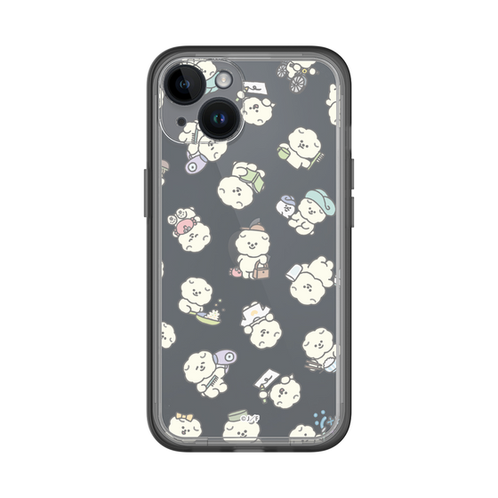 Slim Protection Premium Case［ Mossari Mosao - Lots of Mosao - Clear ］