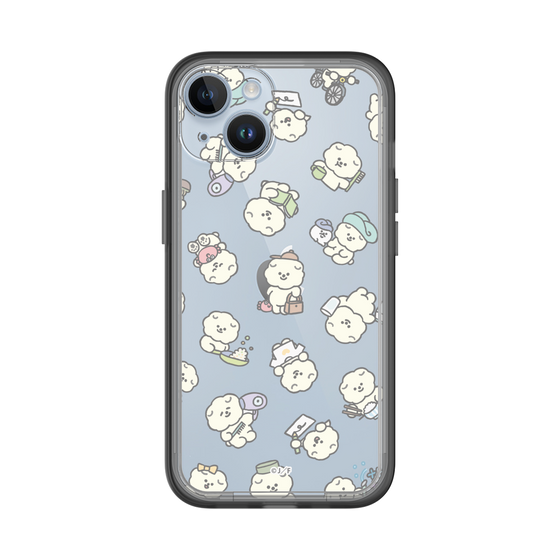 Slim Protection Premium Case［ Mossari Mosao - Lots of Mosao - Clear ］