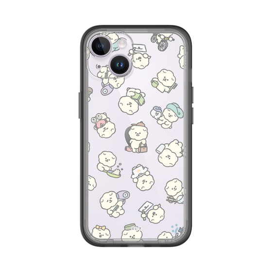 Slim Protection Premium Case［ Mossari Mosao - Lots of Mosao - Clear ］