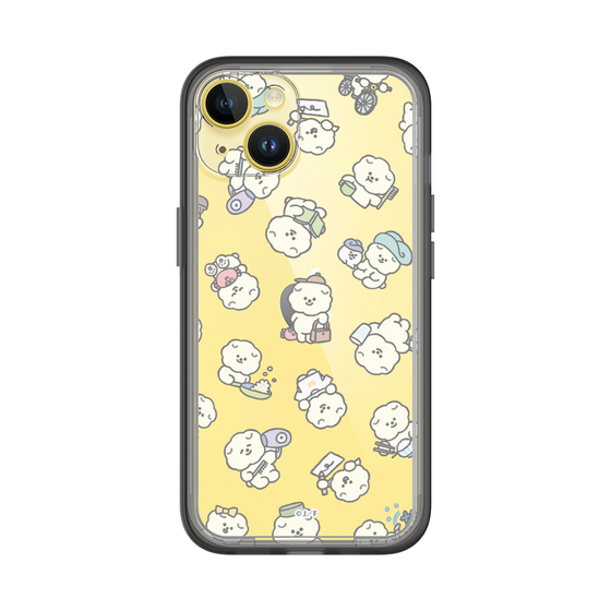 Slim Protection Premium Case［ Mossari Mosao - Lots of Mosao - Clear ］