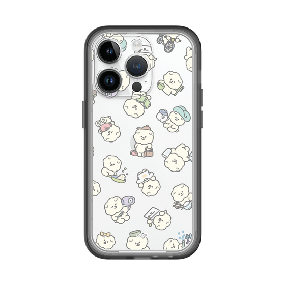 Slim Protection Premium Case［ Mossari Mosao - Lots of Mosao - Clear ］