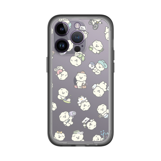 Slim Protection Premium Case［ Mossari Mosao - Lots of Mosao - Clear ］