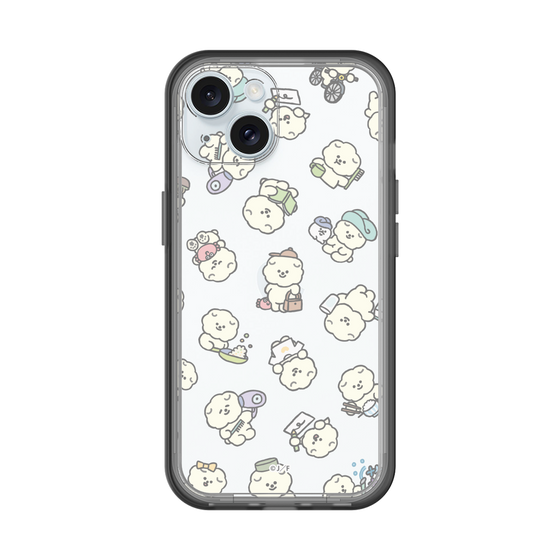 Slim Protection Premium Case［ Mossari Mosao - Lots of Mosao - Clear ］
