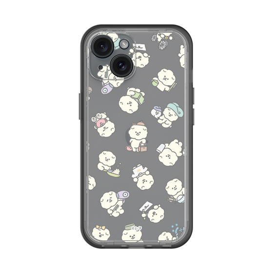 Slim Protection Premium Case［ Mossari Mosao - Lots of Mosao - Clear ］