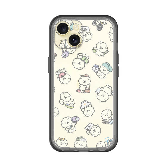 Slim Protection Premium Case［ Mossari Mosao - Lots of Mosao - Clear ］