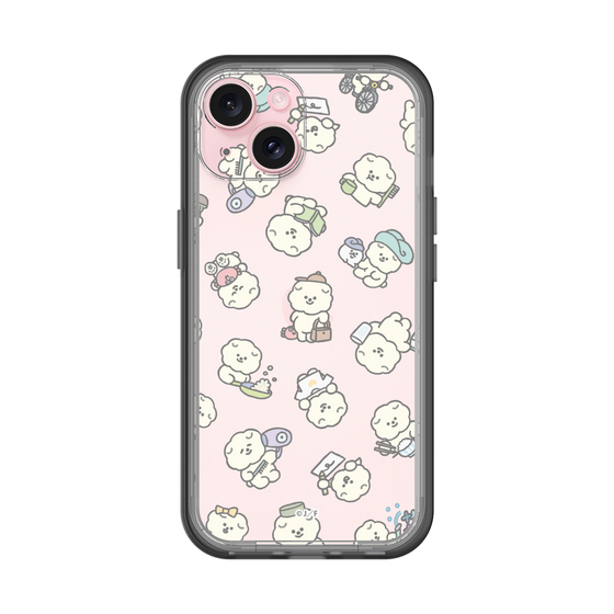 Slim Protection Premium Case［ Mossari Mosao - Lots of Mosao - Clear ］