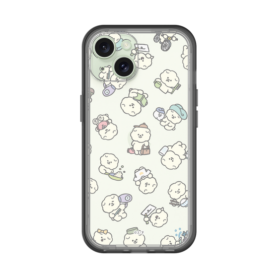 Slim Protection Premium Case［ Mossari Mosao - Lots of Mosao - Clear ］