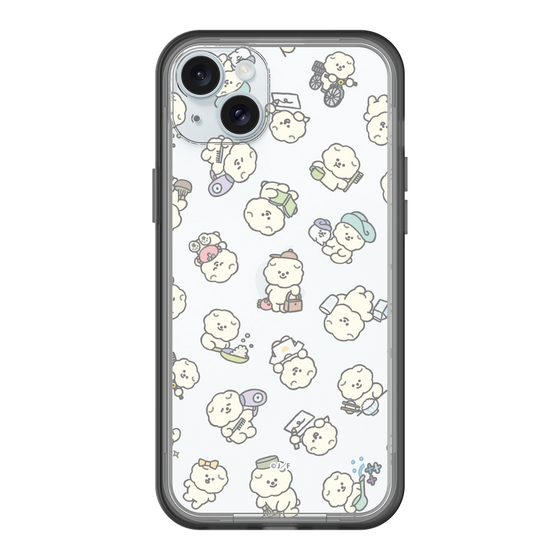 Slim Protection Premium Case［ Mossari Mosao - Lots of Mosao - Clear ］