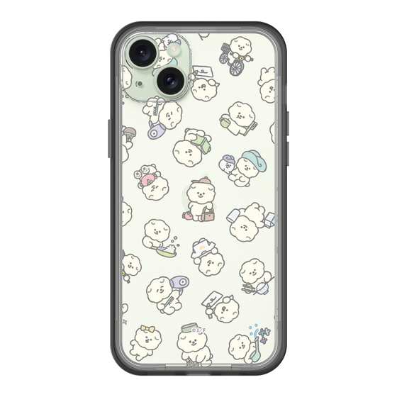 Slim Protection Premium Case［ Mossari Mosao - Lots of Mosao - Clear ］