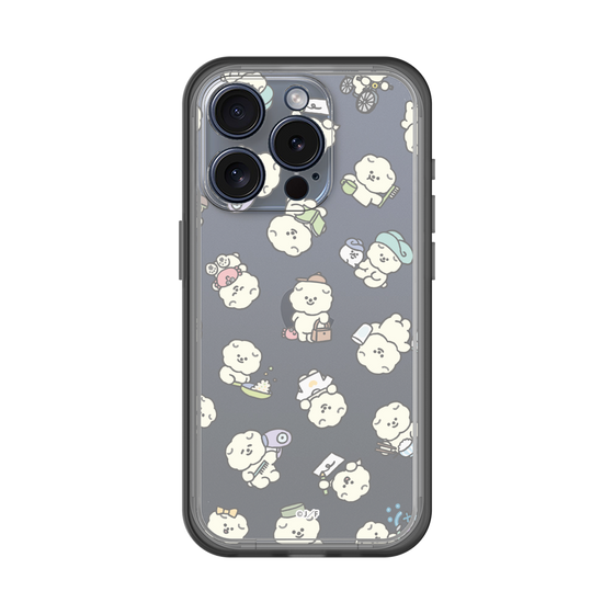 Slim Protection Premium Case［ Mossari Mosao - Lots of Mosao - Clear ］