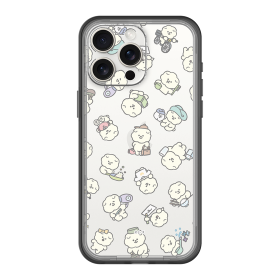 Slim Protection Premium Case［ Mossari Mosao - Lots of Mosao - Clear ］