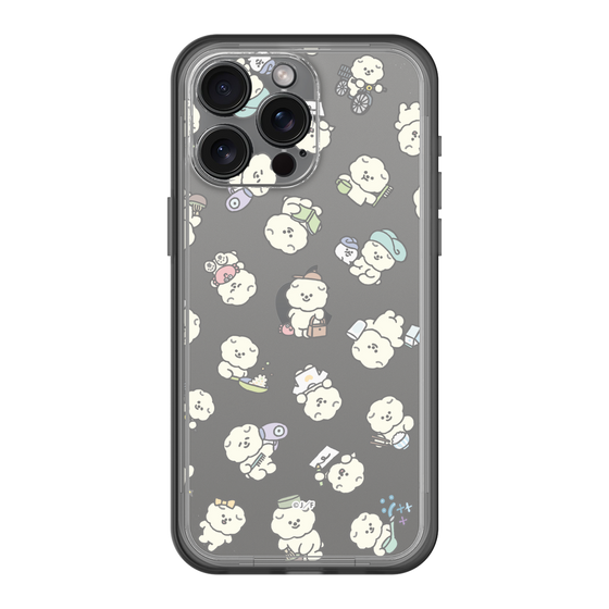 Slim Protection Premium Case［ Mossari Mosao - Lots of Mosao - Clear ］