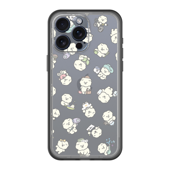 Slim Protection Premium Case［ Mossari Mosao - Lots of Mosao - Clear ］