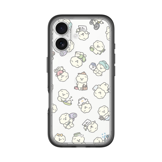 Slim Protection Premium Case［ Mossari Mosao - Lots of Mosao - Clear ］